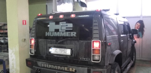 Oklejanie samochodu Hummer